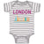 Baby Clothes London Baby Bodysuits Boy & Girl Newborn Clothes Cotton