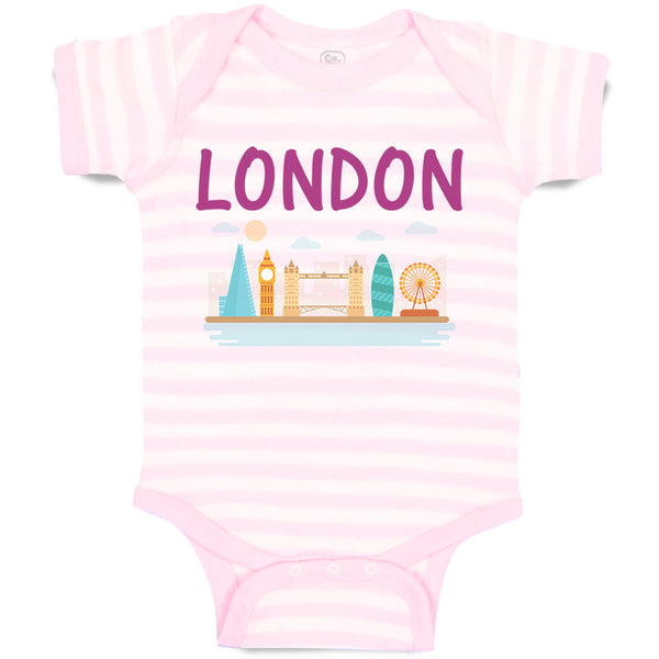 Baby Clothes London Baby Bodysuits Boy & Girl Newborn Clothes Cotton