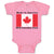 Baby Clothes Made in America with Canadian Parts Style B Baby Bodysuits Cotton