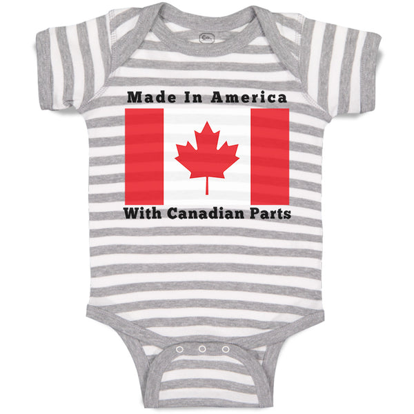 Made in America with Canadian Parts Style B