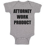 Baby Clothes Attorney Work Product Style F Funny Humor Baby Bodysuits Cotton