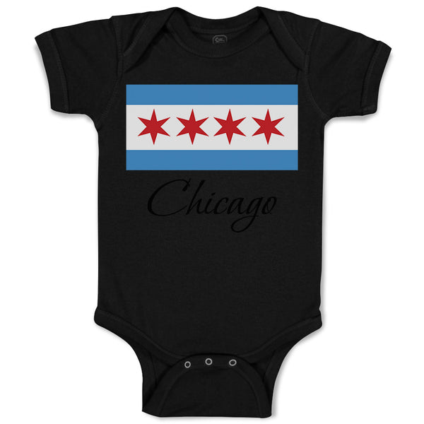 Chicago Flag Star Valentines Love