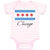 Baby Clothes Chicago Flag Star Valentines Love Baby Bodysuits Boy & Girl Cotton