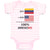 Baby Clothes 50% Colombian 50%American 100% Awesome Baby Bodysuits Cotton