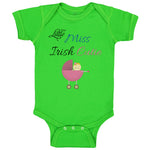 Baby Clothes Little Miss Irish Cutie St Patrick's Ireland Baby Bodysuits Cotton