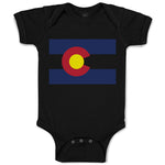 Baby Clothes Colorado Flag Map Baby Bodysuits Boy & Girl Newborn Clothes Cotton