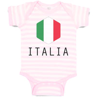 Baby Clothes Italian Italy Soccer Baby Bodysuits Boy & Girl Cotton