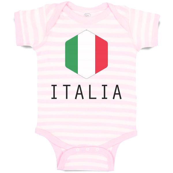 Baby Clothes Italian Italy Soccer Baby Bodysuits Boy & Girl Cotton