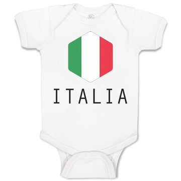 Baby Clothes Italian Italy Soccer Baby Bodysuits Boy & Girl Cotton