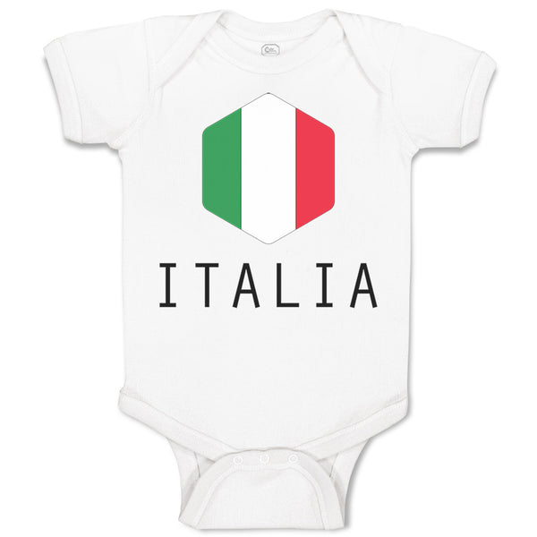 Baby Clothes Italian Italy Soccer Baby Bodysuits Boy & Girl Cotton