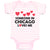 Baby Clothes Someone in Chicago Loves Me Style B Baby Bodysuits Cotton