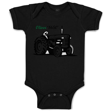 Baby Clothes Oliver Tractors Funny Humor Baby Bodysuits Boy & Girl Cotton