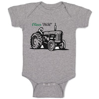 Baby Clothes Oliver Tractors Funny Humor Baby Bodysuits Boy & Girl Cotton