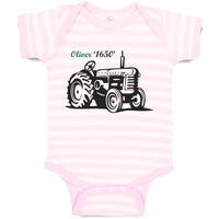 Baby Clothes Oliver Tractors Funny Humor Baby Bodysuits Boy & Girl Cotton