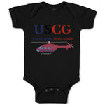 Baby Clothes Uscg United States Coast Guard Baby Bodysuits Boy & Girl Cotton