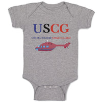 Baby Clothes Uscg United States Coast Guard Baby Bodysuits Boy & Girl Cotton