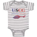 Baby Clothes Uscg United States Coast Guard Baby Bodysuits Boy & Girl Cotton