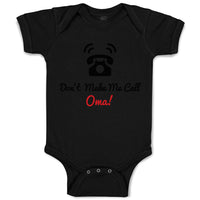 Baby Clothes Don'T Make Me Call Oma! Grandparents Baby Bodysuits Cotton