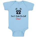 Baby Clothes Don'T Make Me Call Oma! Grandparents Baby Bodysuits Cotton