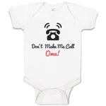 Baby Clothes Don'T Make Me Call Oma! Grandparents Baby Bodysuits Cotton