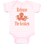 Baby Clothes Release The Kraken Funny Humor Baby Bodysuits Boy & Girl Cotton