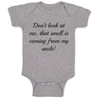 Baby Clothes Don'T Look at Me Funny Humor Baby Bodysuits Boy & Girl Cotton