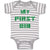 Baby Clothes My First Eid Arabic Arab Baby Bodysuits Boy & Girl Cotton