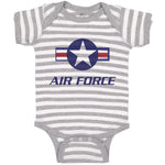 Baby Clothes Air Force Baby Bodysuits Boy & Girl Newborn Clothes Cotton