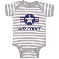 Baby Clothes Air Force Baby Bodysuits Boy & Girl Newborn Clothes Cotton