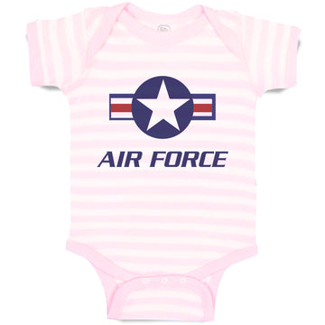 Baby Clothes Air Force Baby Bodysuits Boy & Girl Newborn Clothes Cotton