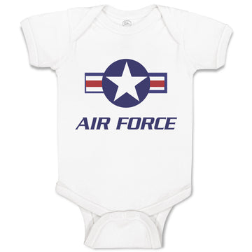 Baby Clothes Air Force Baby Bodysuits Boy & Girl Newborn Clothes Cotton