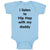 Baby Clothes I Listen to Hip Hop with My Daddy Dad Father's Day Funny Cotton