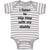 Baby Clothes I Listen to Hip Hop with My Daddy Dad Father's Day Funny Cotton