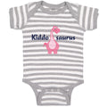 Baby Clothes Kiddosaurus Dinosaur Dino Dinosaurus Dino Trex Baby Bodysuits