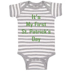 Baby Clothes It's My First St Patrick's Day St Patrick's Day Baby Bodysuits