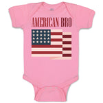 Baby Clothes American Bro 4Th of July Independence Brother Funny Baby Bodysuits