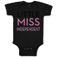 Baby Clothes Little Miss Independent 4Th of July Independence Baby Bodysuits