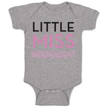 Baby Clothes Little Miss Independent 4Th of July Independence Baby Bodysuits