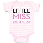 Baby Clothes Little Miss Independent 4Th of July Independence Baby Bodysuits