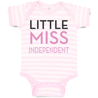 Baby Clothes Little Miss Independent 4Th of July Independence Baby Bodysuits