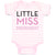 Baby Clothes Little Miss Independent 4Th of July Independence Baby Bodysuits