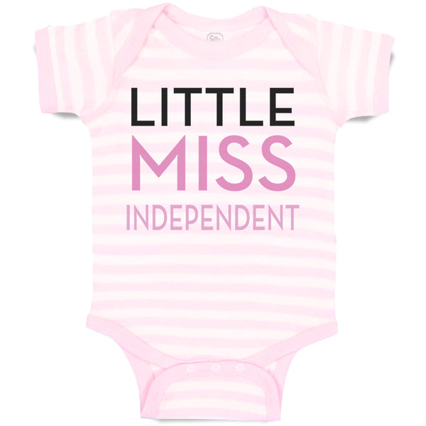 Baby Clothes Little Miss Independent 4Th of July Independence Baby Bodysuits