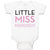 Baby Clothes Little Miss Independent 4Th of July Independence Baby Bodysuits