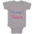 Baby Clothes Keep Calm I'M Papi's Princess Baby Bodysuits Boy & Girl Cotton