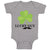 Baby Clothes Lucky Guy" Shamrock St Patrick's Irish Funny Humor Baby Bodysuits