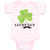 Baby Clothes Lucky Guy" Shamrock St Patrick's Irish Funny Humor Baby Bodysuits