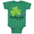 Baby Clothes Lucky Gal" Shamrock St Patrick's Irish Funny Humor Baby Bodysuits