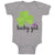 Baby Clothes Lucky Gal" Shamrock St Patrick's Irish Funny Humor Baby Bodysuits