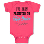 Baby Clothes I'Ve Been Promoted to Big Sister Style B Baby Bodysuits Cotton