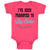 Baby Clothes I'Ve Been Promoted to Big Sister Style B Baby Bodysuits Cotton